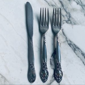 3 Oneida Ballad-County Lane 1953 Flatware